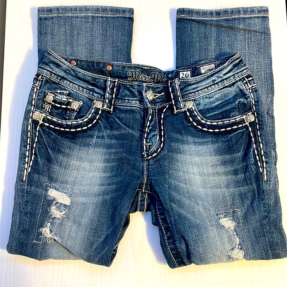 Size 26 Miss Me Capri jeans